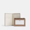 2-In-1 Wallet in Blocked Signature Canvas