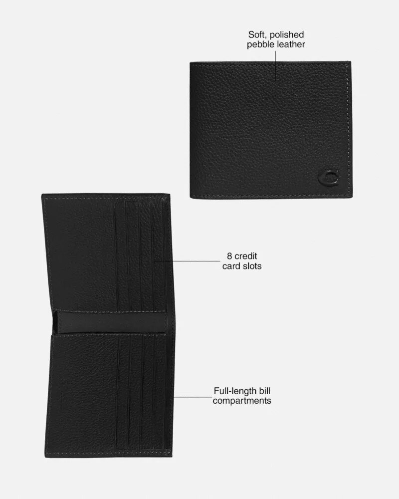 3-In-1 Wallet with Signature Canvas Interior