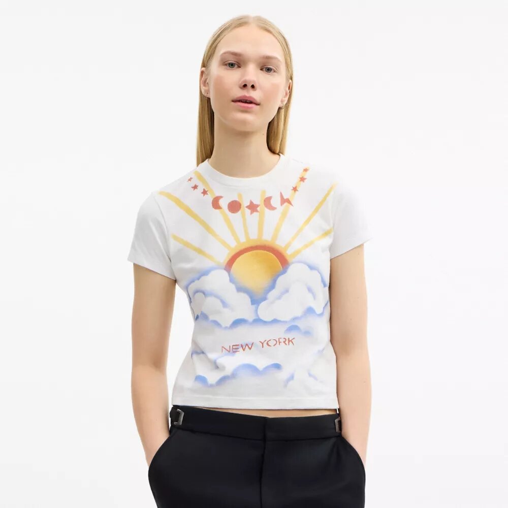 Airbrush 90'S Fit T-Shirt in Organic Cotton