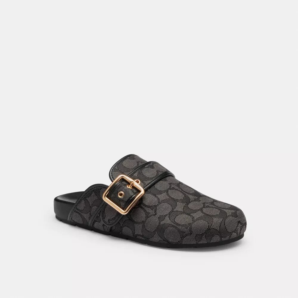 Archival Buckle Clog in Signature Jacquard
