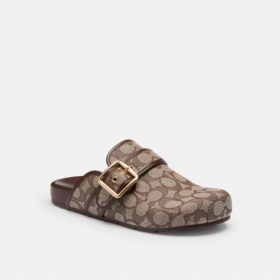 Archival Buckle Clog in Signature Jacquard