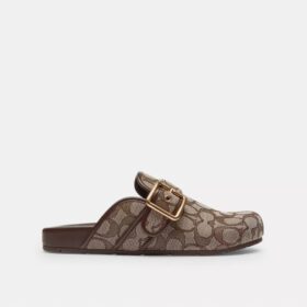 Archival Buckle Clog in Signature Jacquard