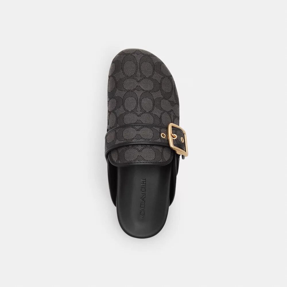 Archival Buckle Clog in Signature Jacquard