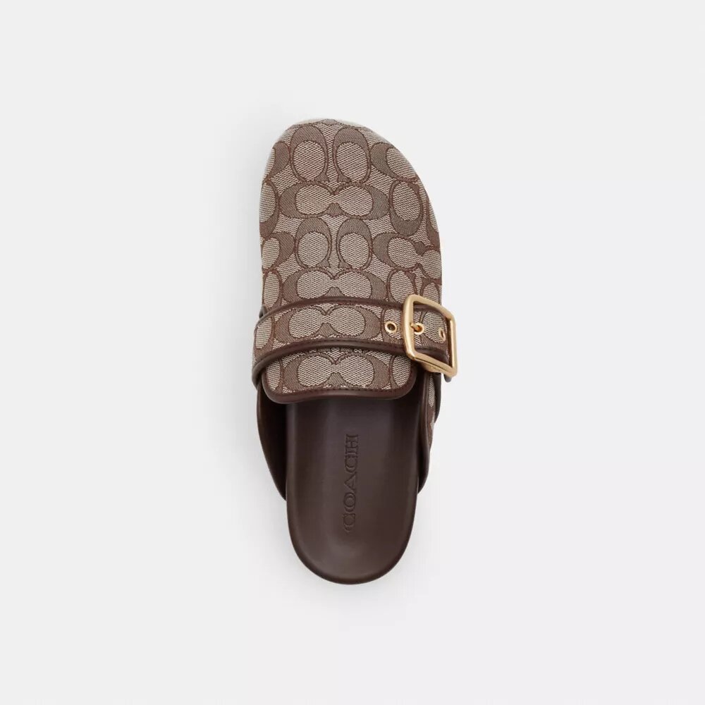 Archival Buckle Clog in Signature Jacquard