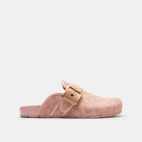 Archival Buckle Clog in Signature Jacquard Canvas