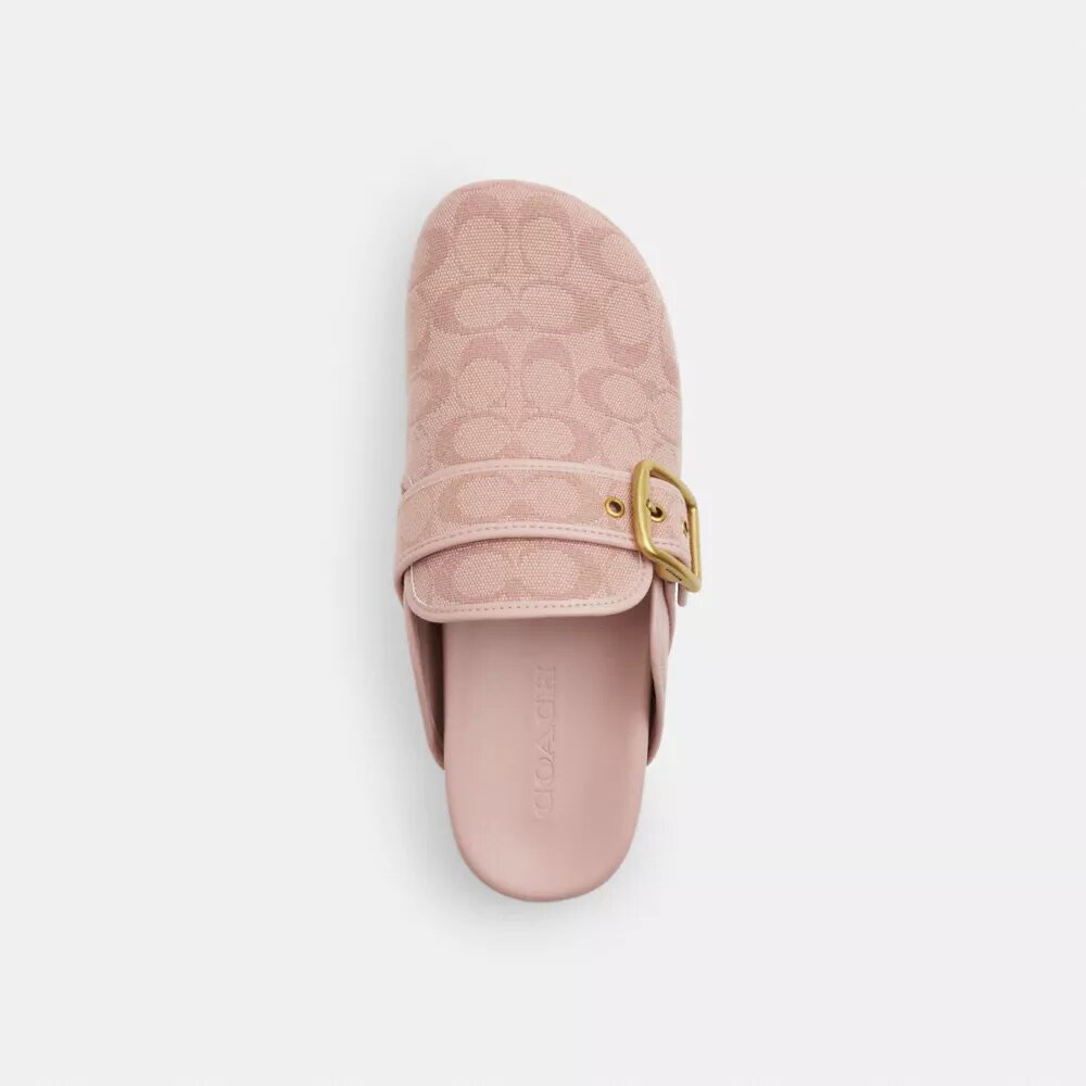 Archival Buckle Clog in Signature Jacquard Canvas
