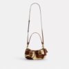 Ashton Shoulder Bag in Haircalf with Cow Print