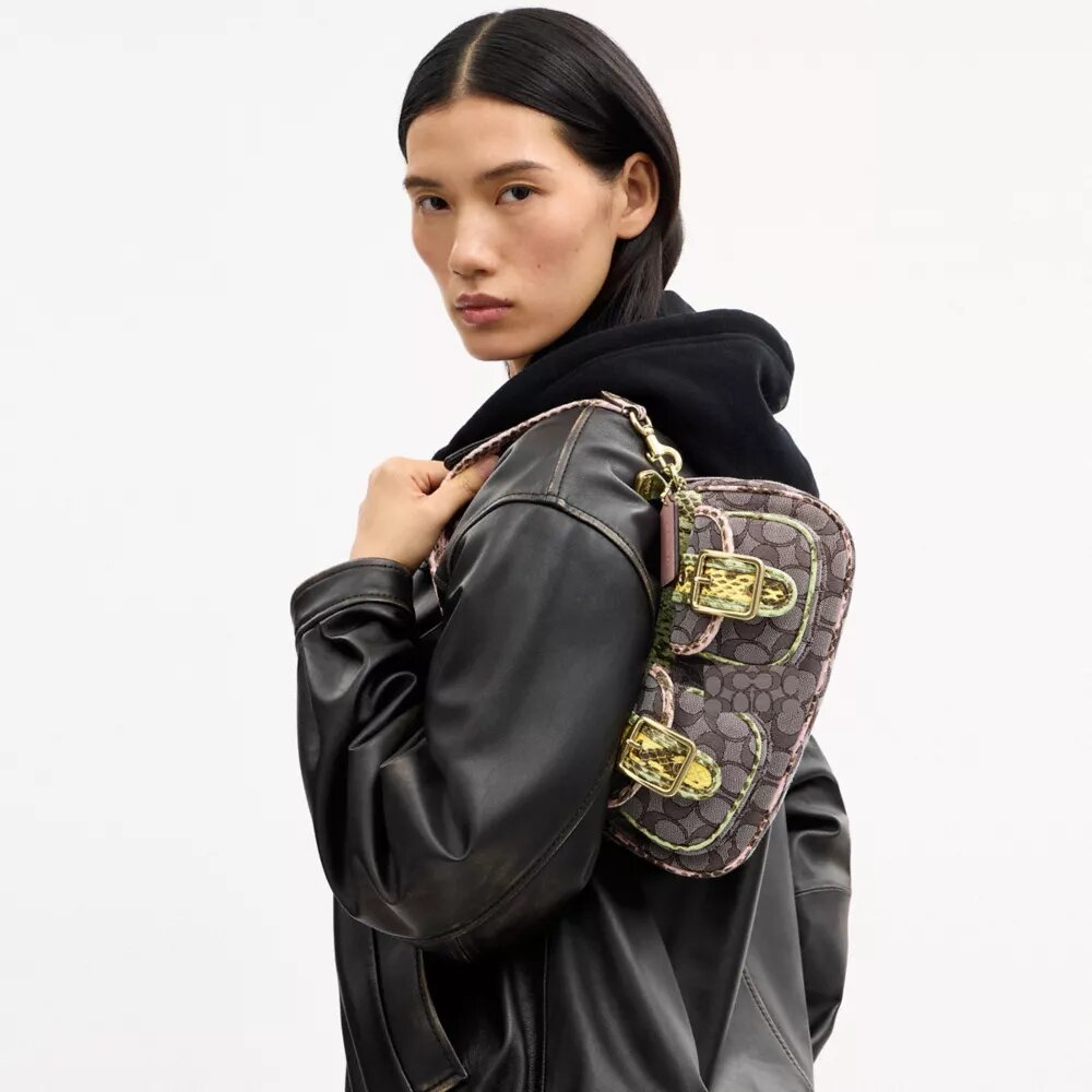 Ashton Shoulder Bag in Signature Jacquard