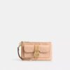 Ashton Wristlet in Signature Leather