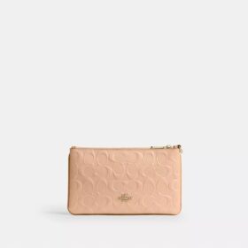 Ashton Wristlet in Signature Leather