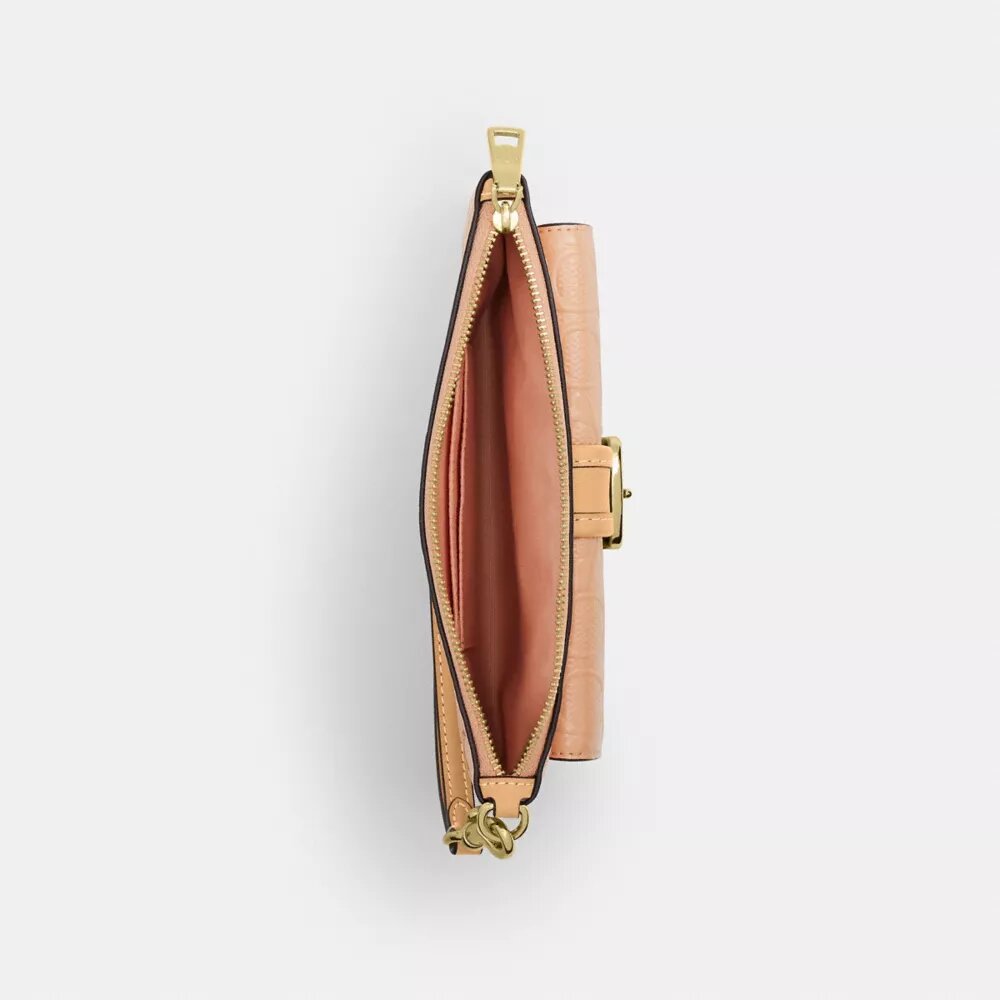 Ashton Wristlet in Signature Leather
