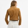 Asymmetric Suede Jacket