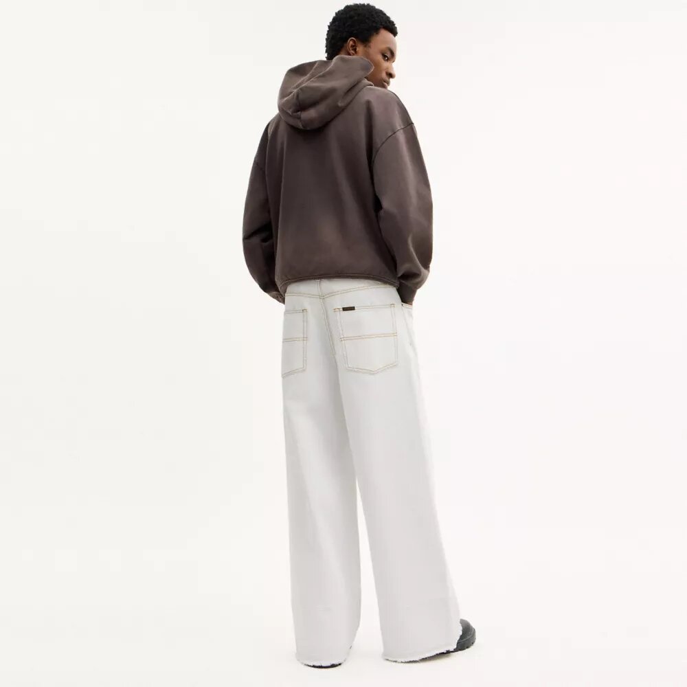 Baggy Denim Pants in Organic Cotton