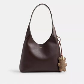 Bear Puffy Bag Charm in Signature Canvas
