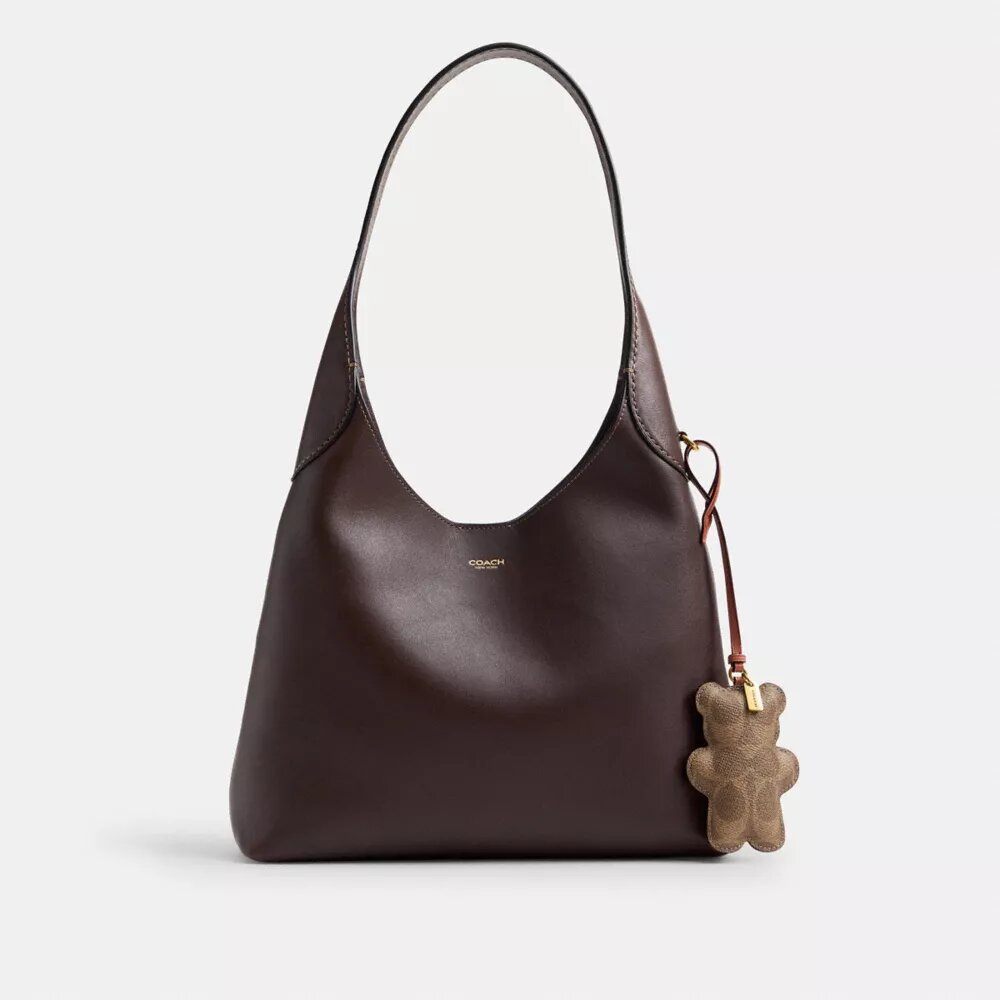 Bear Puffy Bag Charm in Signature Canvas