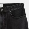 Black Taper Jeans in Organic Cotton