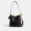 Bleecker Bucket Bag in Shearling