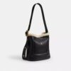 Bleecker Bucket Bag in Shearling