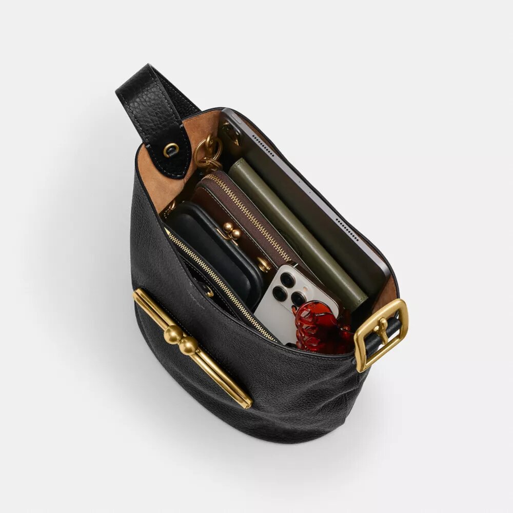 Bleecker Bucket Bag with Kisslock