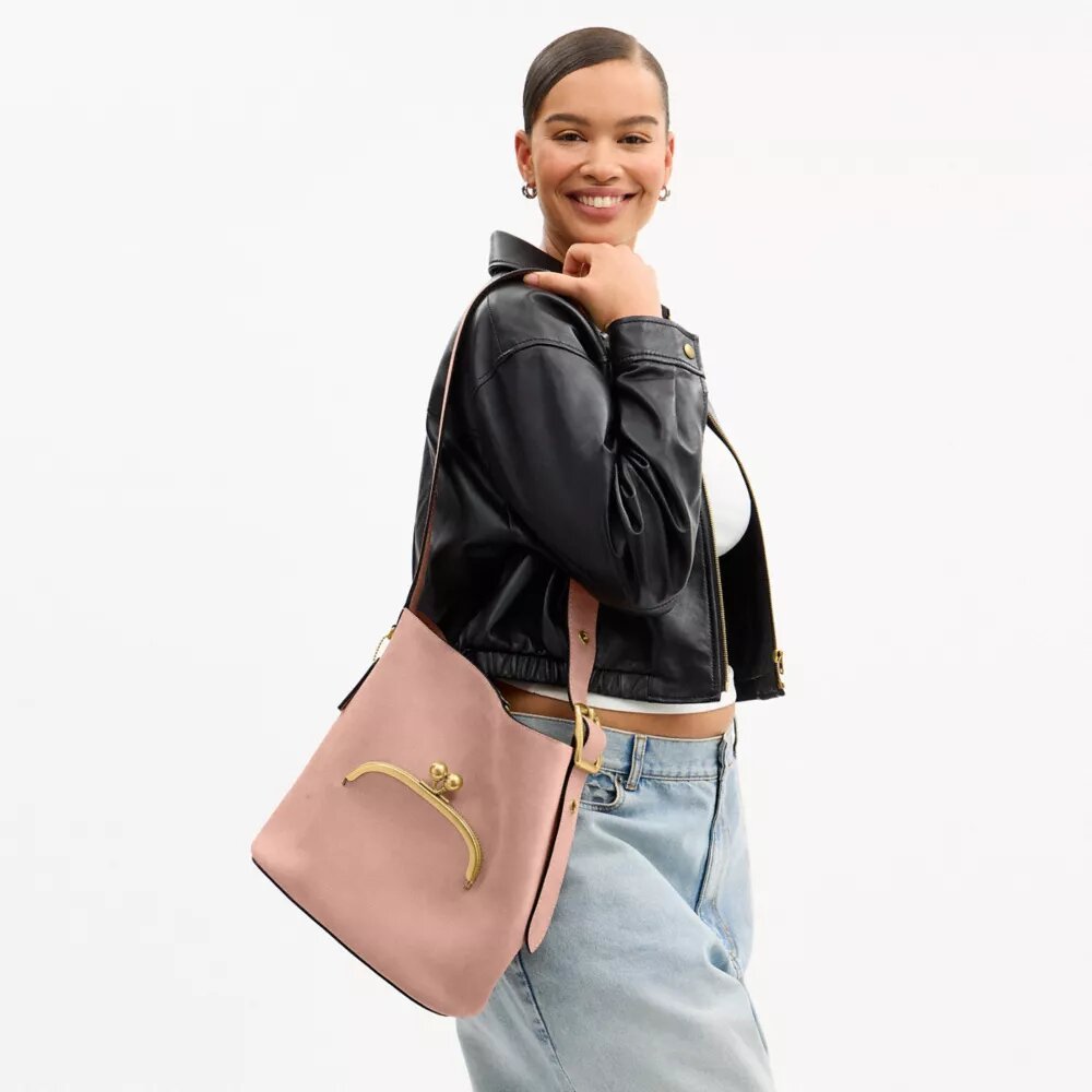 Bleecker Bucket Bag with Kisslock