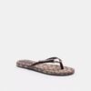 Bow Flip Flop in Signature Jacquard