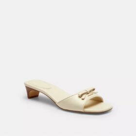 Bow Kitten Heel Sandal