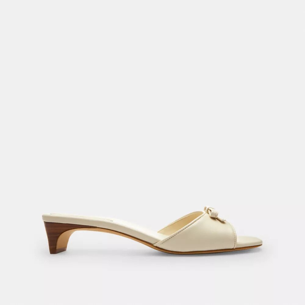 Bow Kitten Heel Sandal