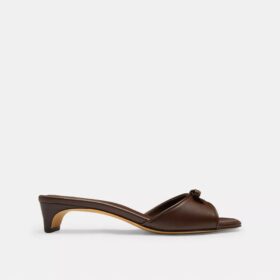Bow Kitten Heel Sandal