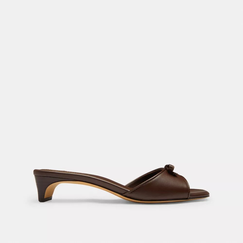Bow Kitten Heel Sandal