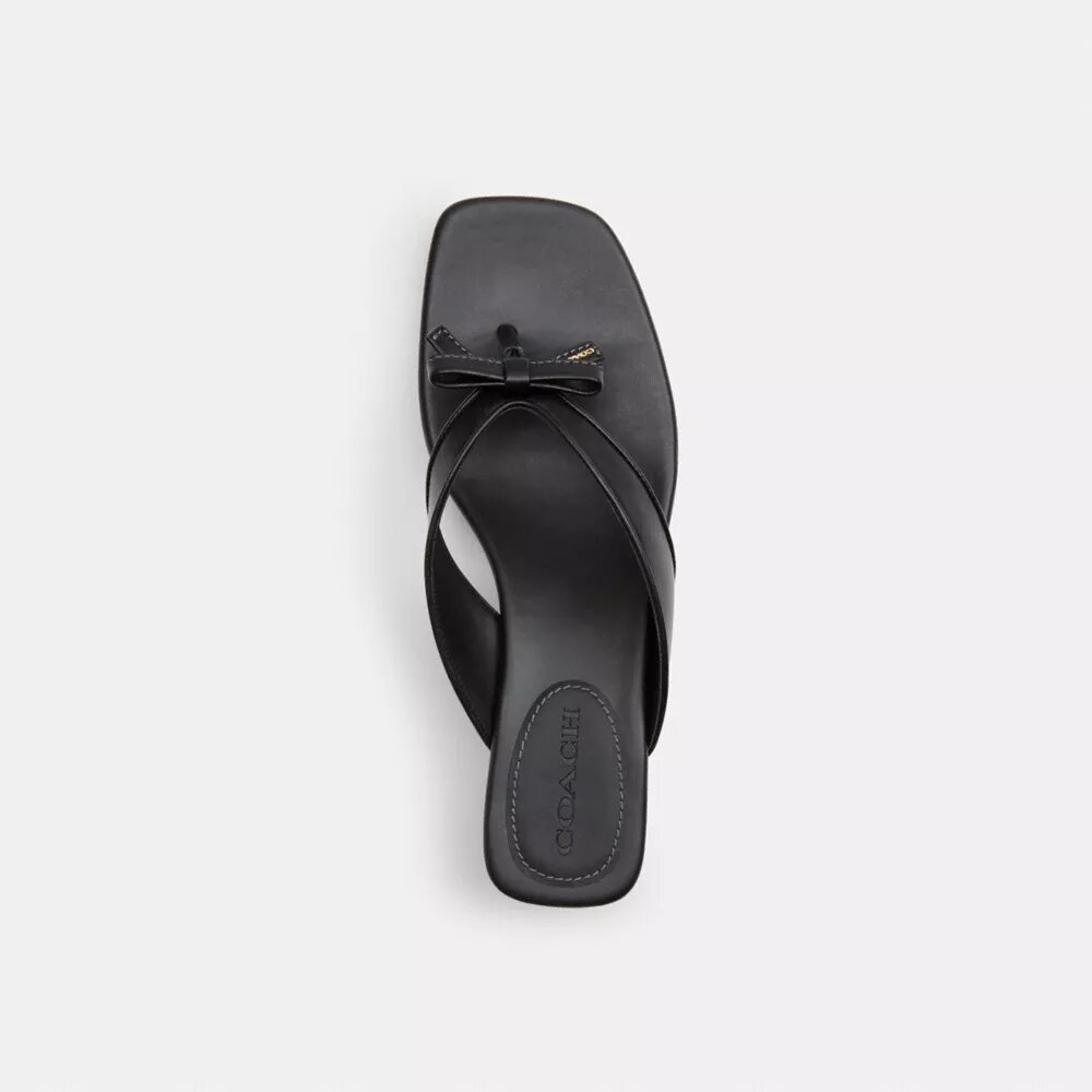 Bow Thong Kitten Heel