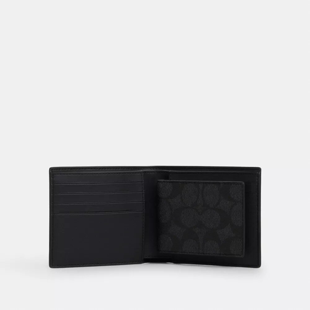 Boxed 3-in-1 Wallet Gift Set in Signature Canvas