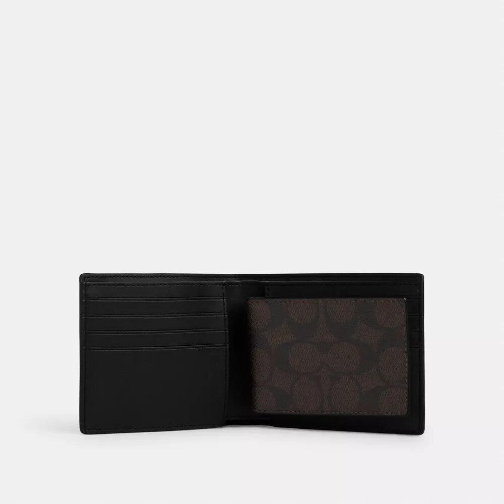 Boxed 3-in-1 Wallet Gift Set in Signature Canvas