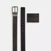 Boxed Card Case and Belt Set in Signature Canvas