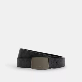 Boxed Plaque and Harness Buckle Cut-To-Size Reversible Belt, 38 Mm