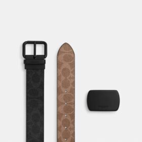 Boxed Roller Buckle Cut-To-Size Reversible Belt, 38 Mm