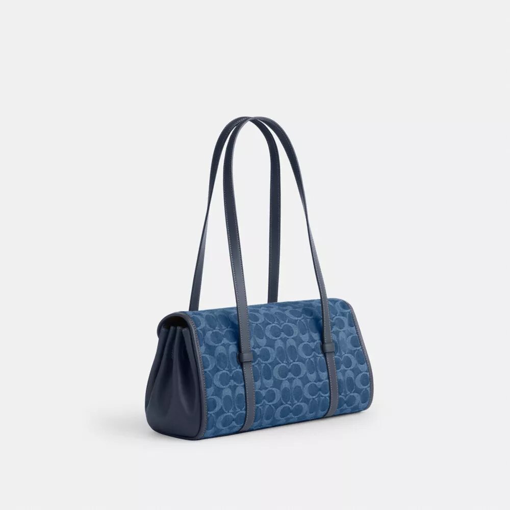 Bridget Flap Shoulder Bag in Signature Denim