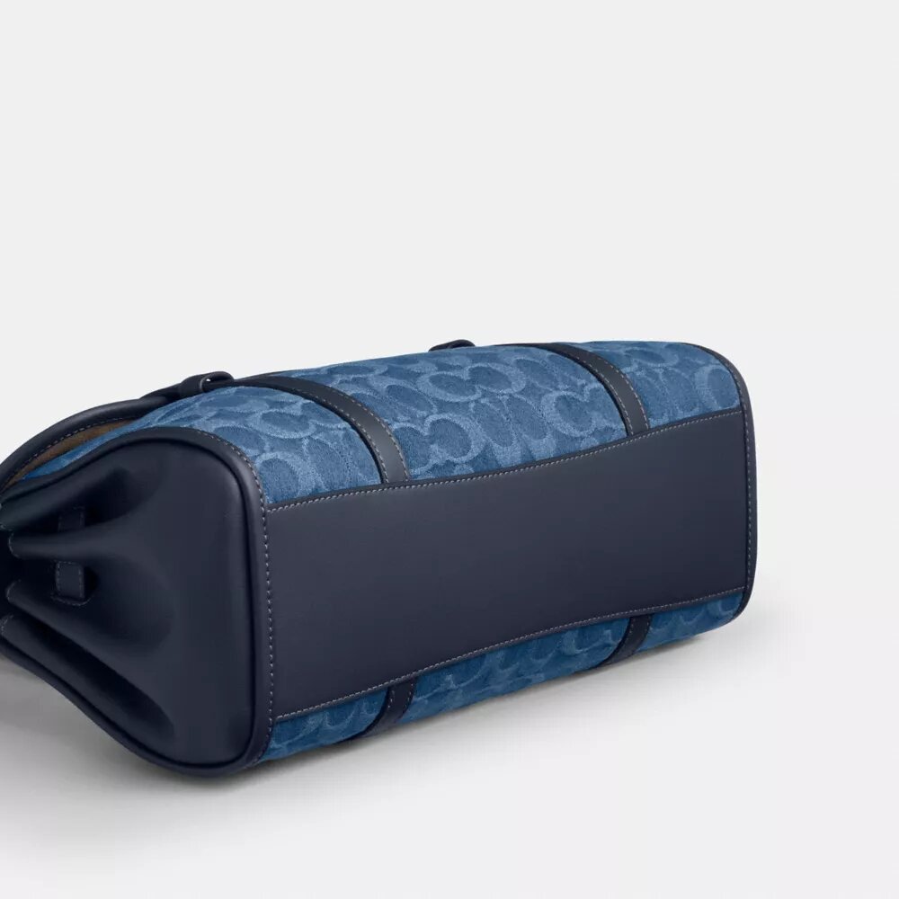 Bridget Flap Shoulder Bag in Signature Denim