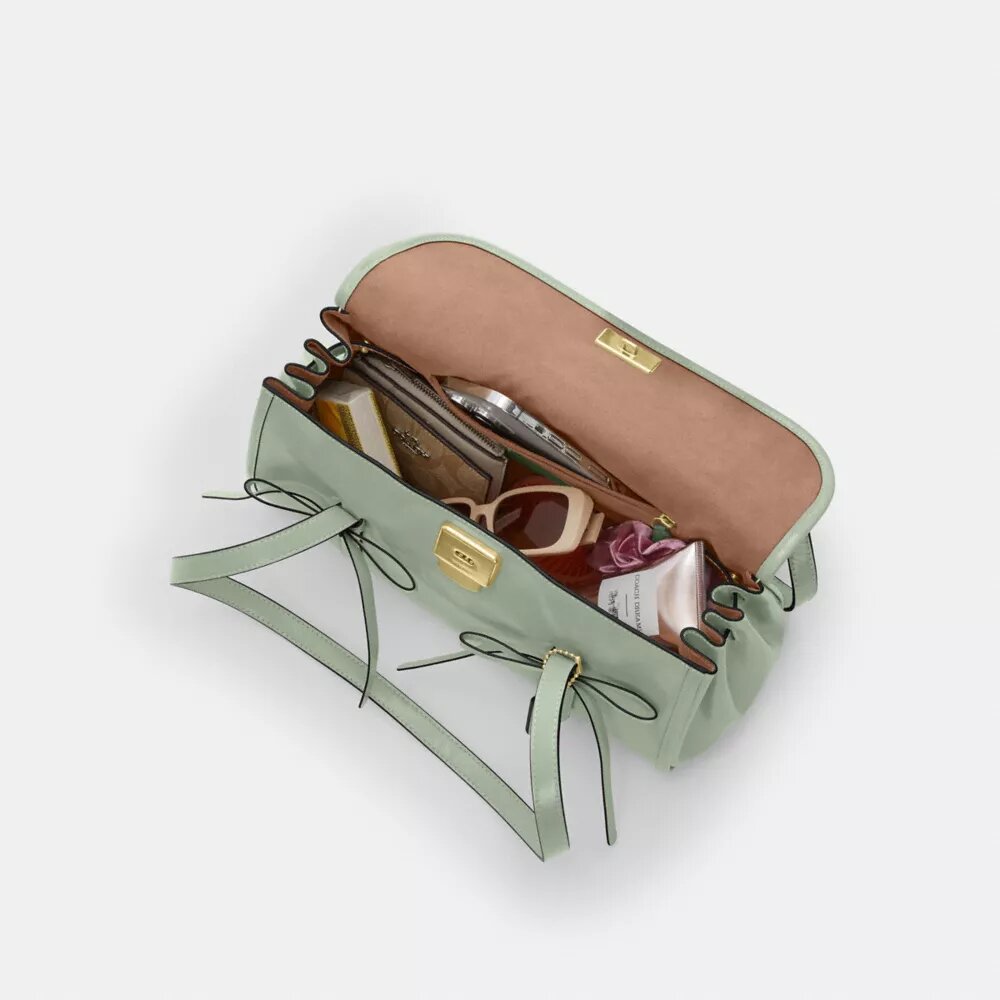 Bridget Flap Shoulder Bag with Bows