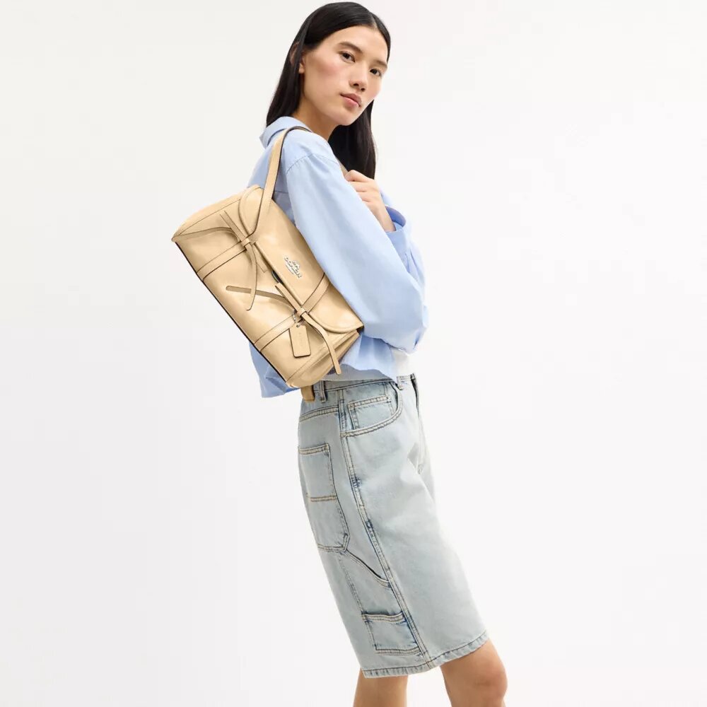 Bridget Flap Shoulder Bag with Bows
