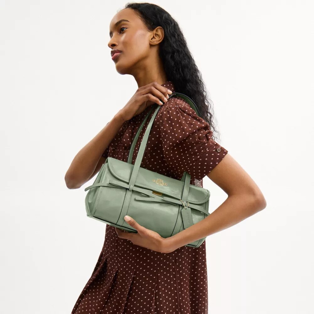 Bridget Flap Shoulder Bag with Bows