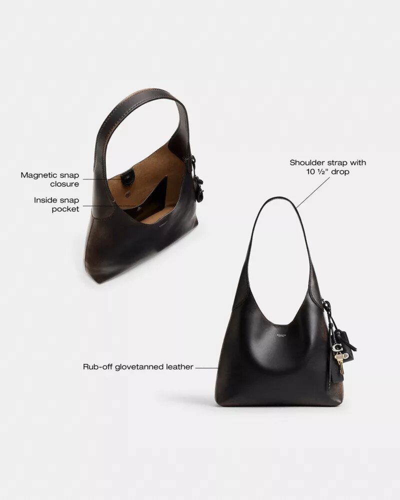 Brooklyn Shoulder Bag 28 in Loved Leather