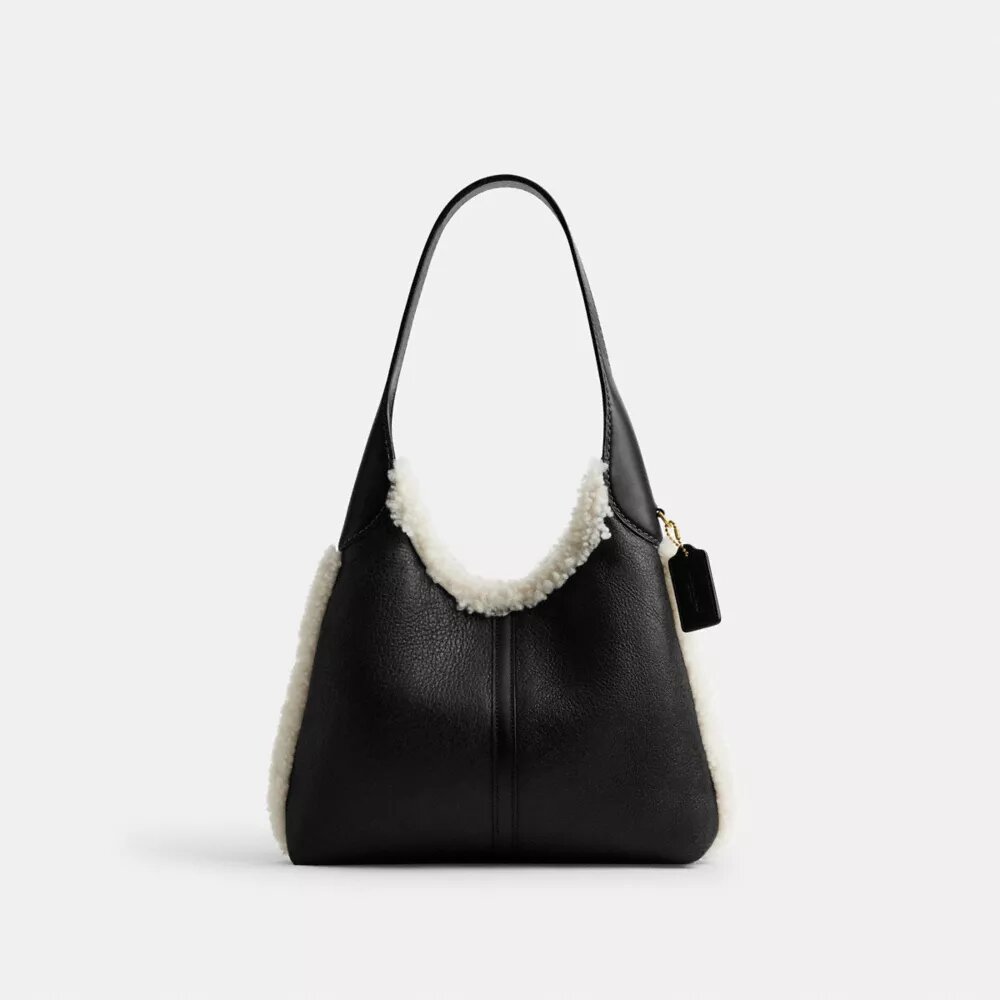 Brooklyn Shoulder Bag 28 in Shearling