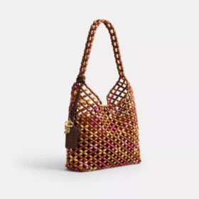 Brooklyn Shoulder Bag 28 with Wooden Beading