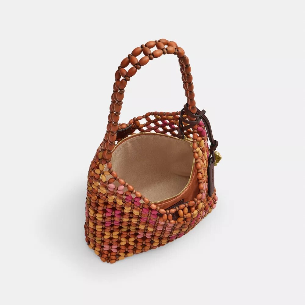 Brooklyn Shoulder Bag 28 with Wooden Beading