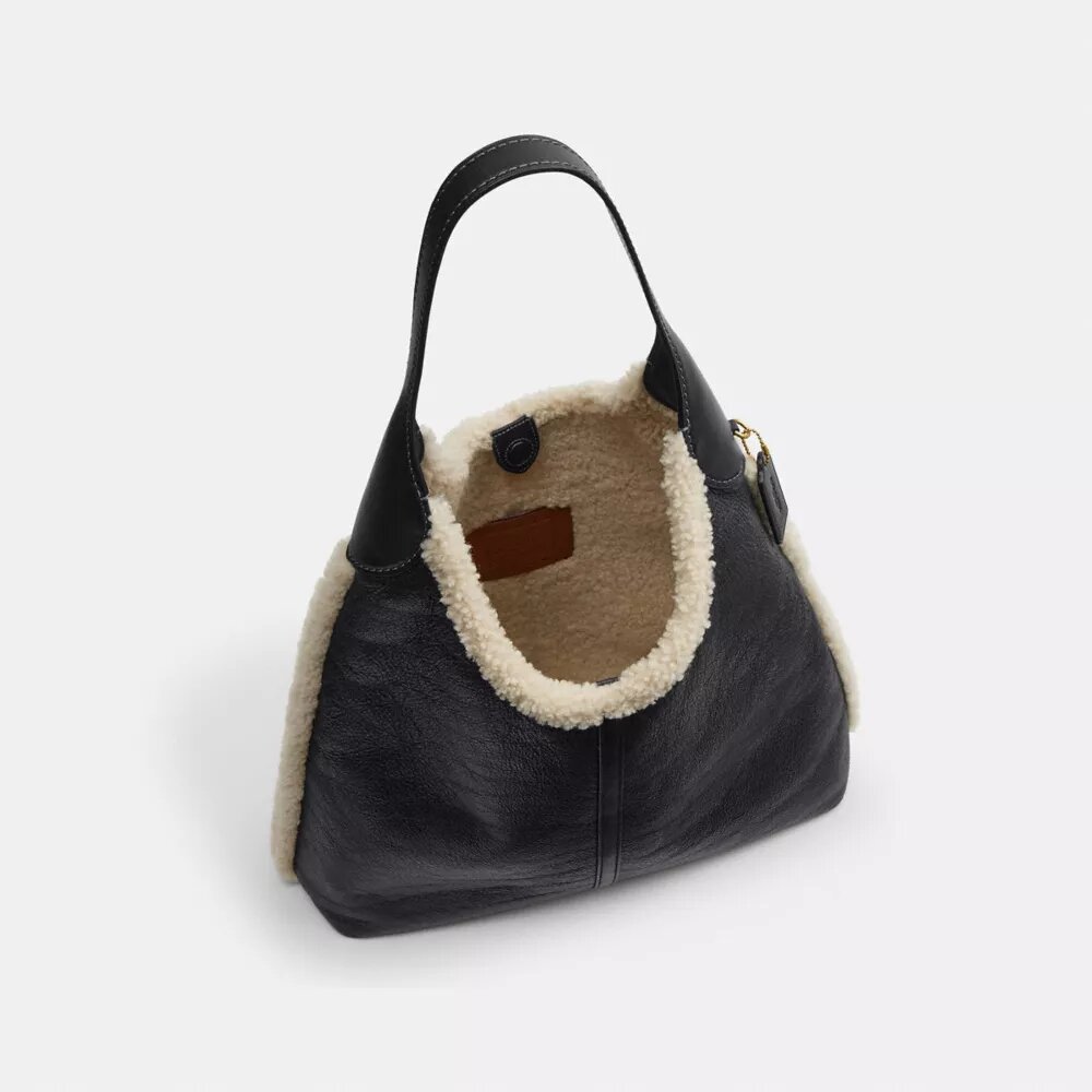 Brooklyn Shoulder Bag 39 in Shearling