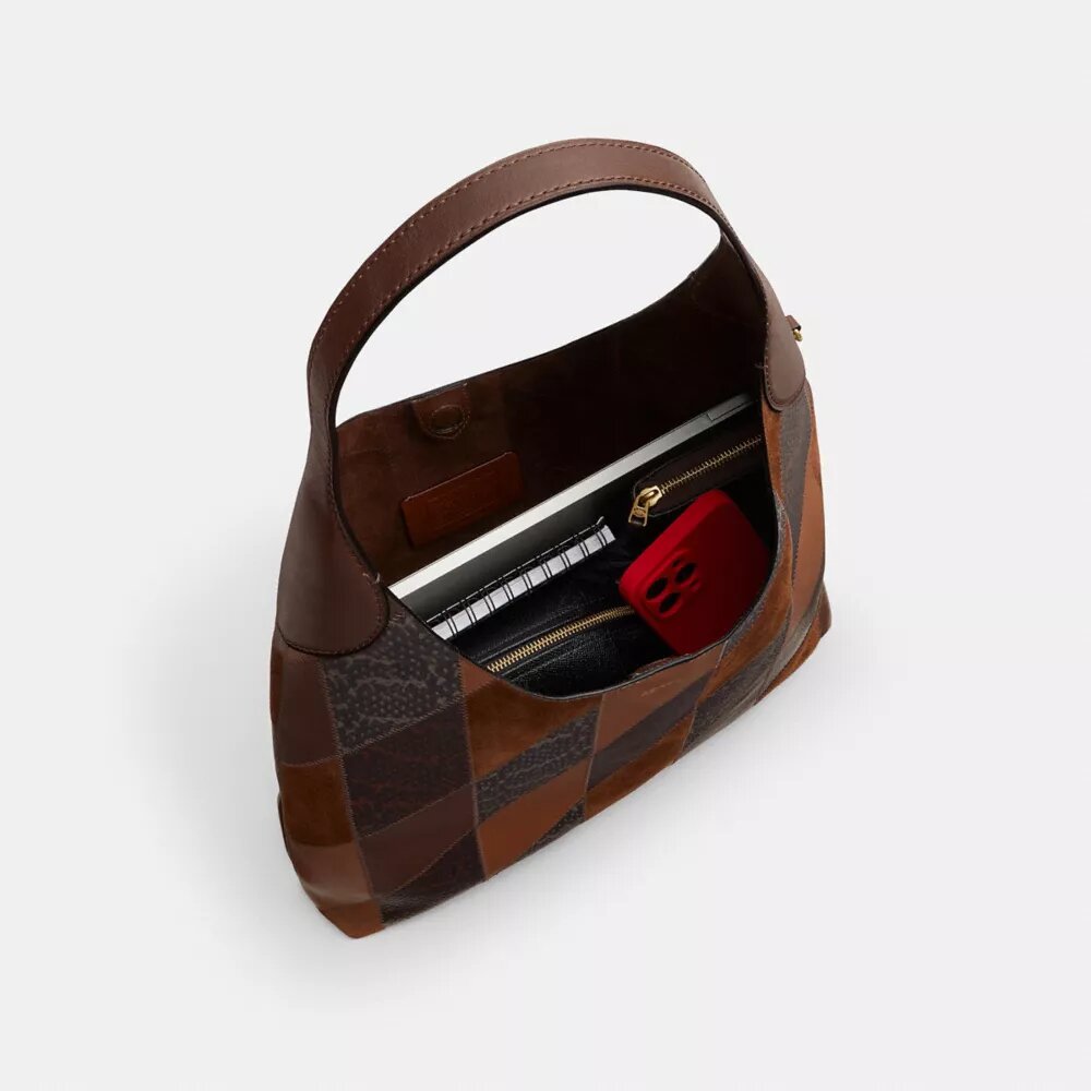 Brooklyn Shoulder Bag 39 with Snakeskin Patchwork