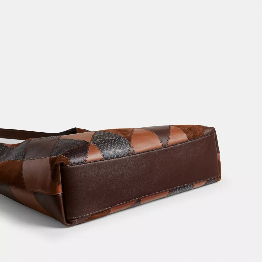 Brooklyn Shoulder Bag 39 with Snakeskin Patchwork