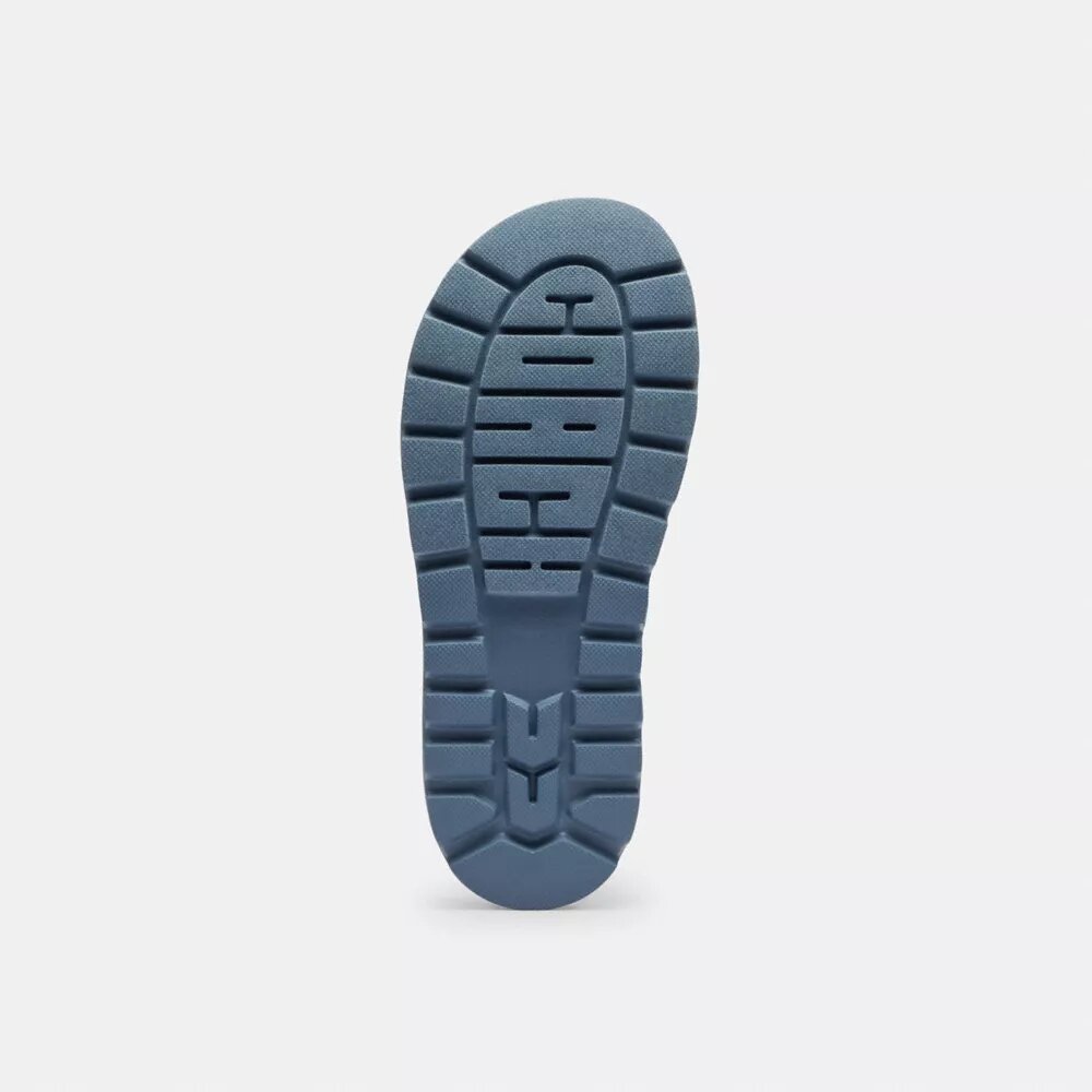 Brynn Sandal in Crystal Signature Denim