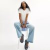 Brynn Sandal in Crystal Signature Denim