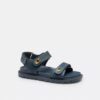 Brynn Sandal in Loved Denim